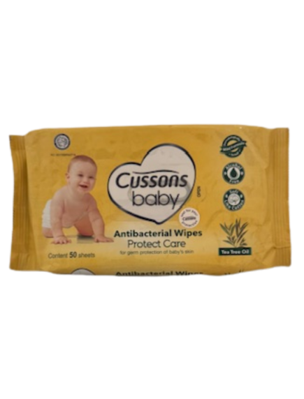 Cussons Baby Antibacterial Wipes 50 ct 