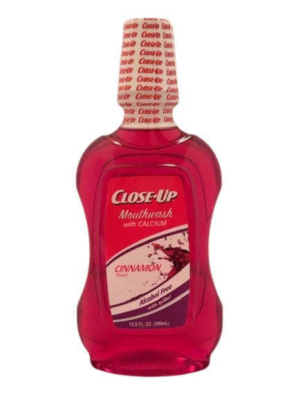 Close Up Mouthwash  with Calcium Cinnamon 13.5 fl oz 