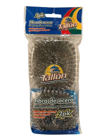 Tallon Steel Scourer 2 pk Tallon Steel Scourer 2 pk