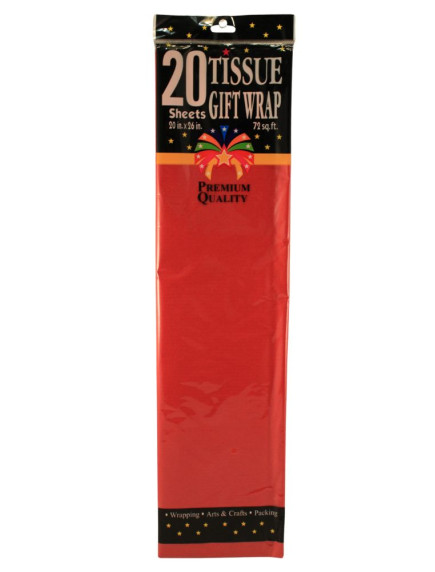 Gift Tissue Paper 20 Sheets - Red 