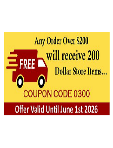 Free Items for Orders Over $200