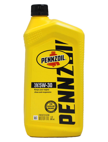 Pennzoil SAE 5W-30 Synthetic Blend Motor Oil 1 Quart Pennzoil SAE 5W-30 Synthetic Blend Motor Oil 1 Quart