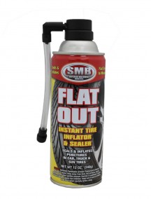 SMB Flat Out Instant Tire Inflator & Sealer 12 oz 