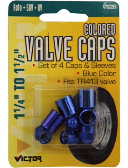 Colored Valve Caps 1 1/4" to 1 1/2" Colored Valve Caps 1 1/4" to 1 1/2"