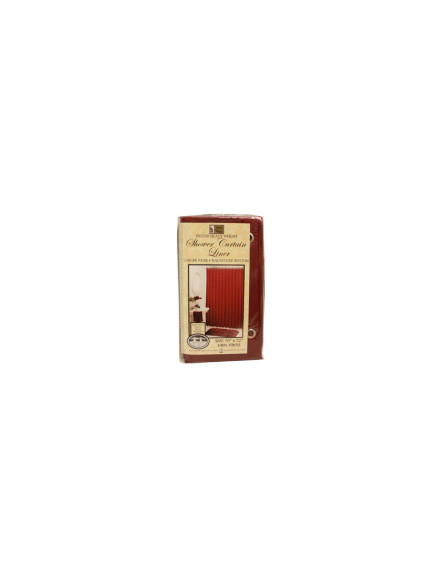 Better Home Deluxe Heavy Weight Shower Curtain Liner 70 in x 72 in - Brick