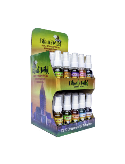 Blunt & Mild 1 oz Spray Air Fresheners 50 ct Display 