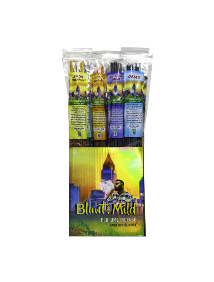 Blunt & Mild Hand-Dipped Jumbo Incense 24 pk Display Blunt & Mild Hand-Dipped Jumbo Incense 24 pk Display