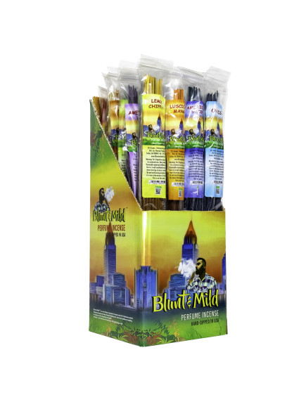 Blunt & Mild Hand-Dipped Jumbo Incense 24 pk Display Blunt & Mild Hand-Dipped Jumbo Incense 24 pk Display