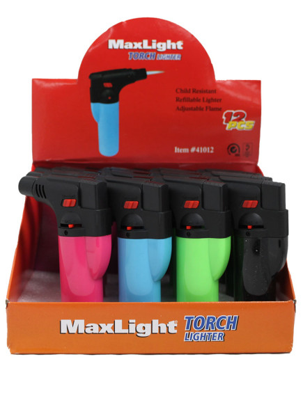 Max Light Torch Lighter 12 pk Display 