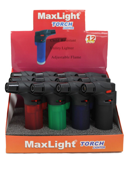 Max Light Torch Lighter 12 pk Display Max Light Torch Lighter 12 pk Display