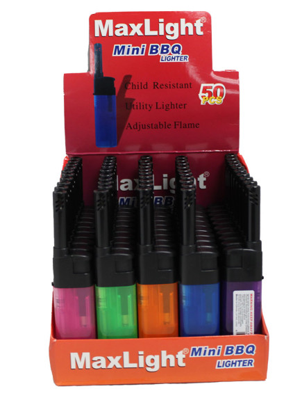Max Light Mini BBQ Lighter 50 pk Display 