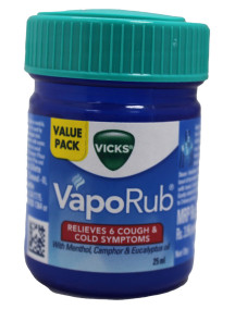 Vicks VapoRub 25 ml Cough Suppressant Topical Analgesic Ointment
