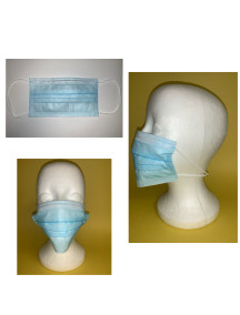 Disposable Adult Face Masks 50 ct - Blue