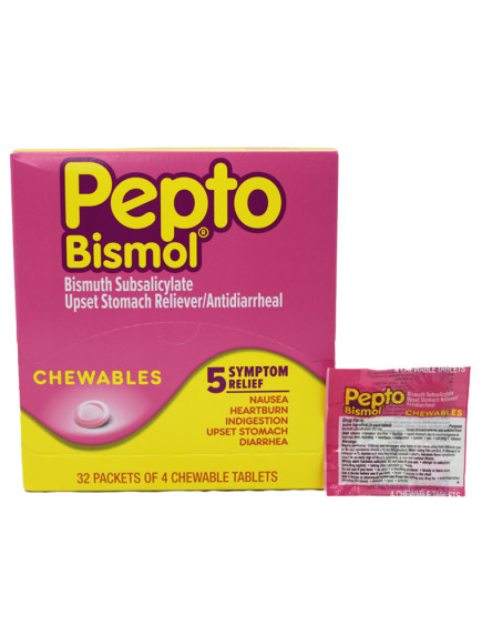 Pepto Bismol Chewable Dispenser - 32 Packets 