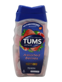Tums Antacid 72 ct Chewable Tablets - Assorted Berries