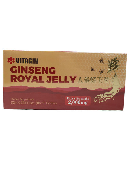 Ginseng Royal Jelly Extra Strength 2,000 mg 30 ct Ginseng Royal Jelly Extra Strength 2,000 mg 30 ct