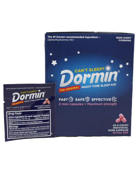 Dormin Dispenser - 25 Packets 