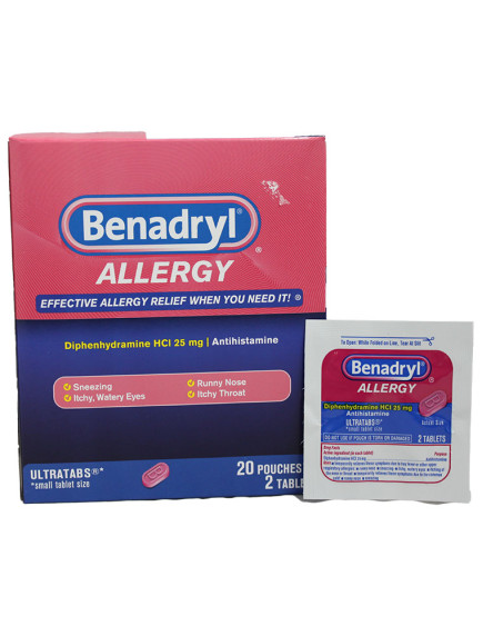 Benadryl Allergy Dispenser - 20 Packets Benadryl Allergy Dispenser - 20 Packets
