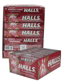 Halls 21 pks Display - Melancia Sandia 