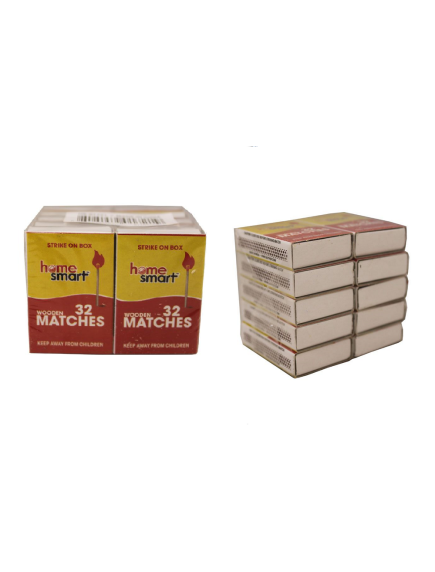 Home Smart Wooden Matches 32 ct 10 pk