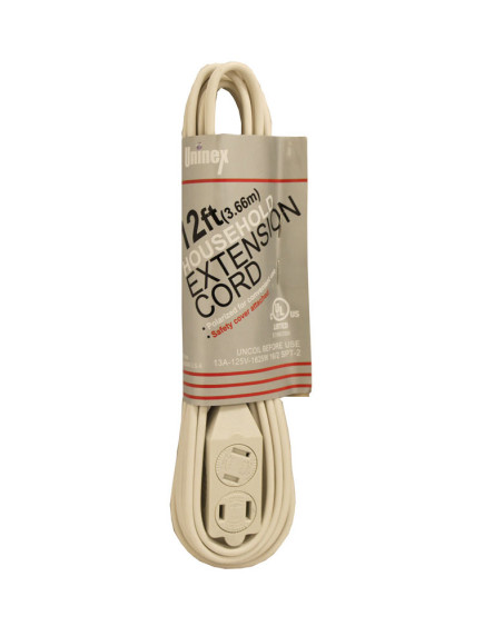 Household Extension Cord 12 ft 