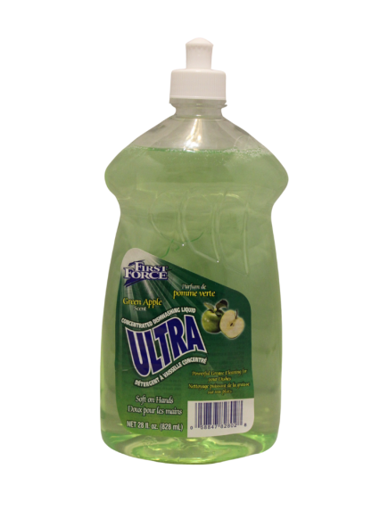 First Force Ultra Dishwashing Liquid 28 fl oz - Green Apple 