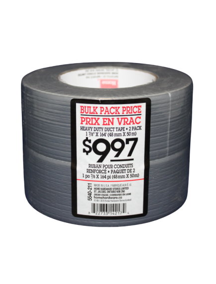 Heavy Duty Duct Tape 1 7/8" x 164' 2 pk Heavy Duty Duct Tape 1 7/8" x 164' 2 pk