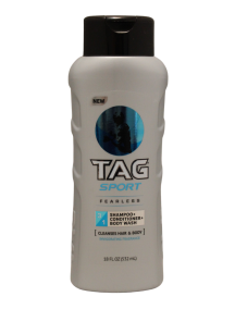 Tag Sport Fearless Shampoo/Conditioner/Body Wash 18 fl oz 