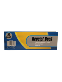 Receipt Book Carbonless Paper Numbered 50 ct 