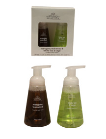 Studio Selection Foaming Hand Soaps 10 fl oz 2 pk - Mahogany Teakwood & White Tea & Sage