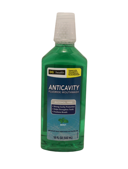 DG Health Anticavity Fluoride Mouthwash Mint 18 fl oz 