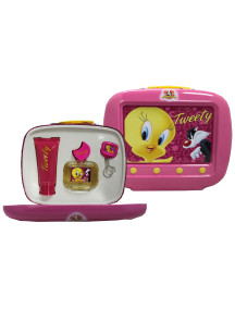 Looney Tunes 3 pc Gift Set in Metal Lunchbox - Tweety