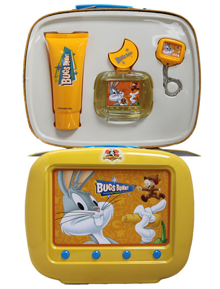 Looney Tunes 3 Pc Gift Set In Metal Lunchbox - Bugs Bunny