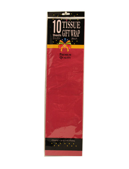 Gift Tissue Paper 10 Sheets - Red 