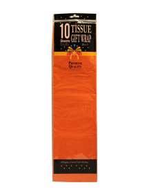 Gift Tissue Paper 10 Sheets - Orange 