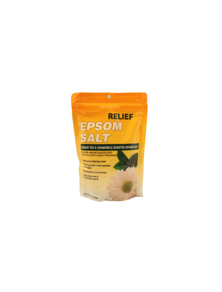 Epsom Salt Green Tea & Chamomile Scented 16 oz Bag