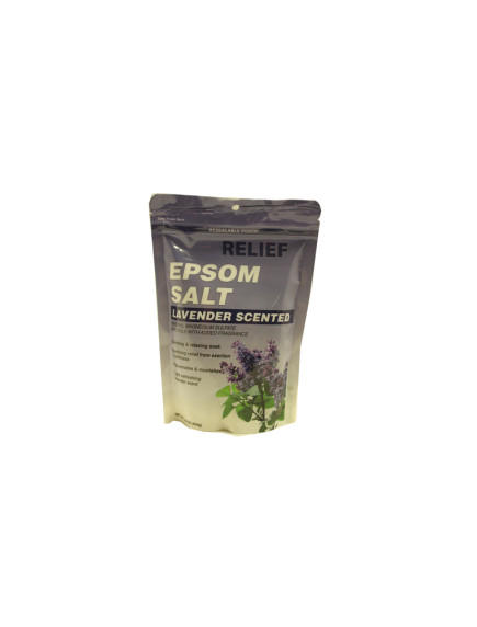 Epsom Salt Lavender Scented 16 oz Bag
