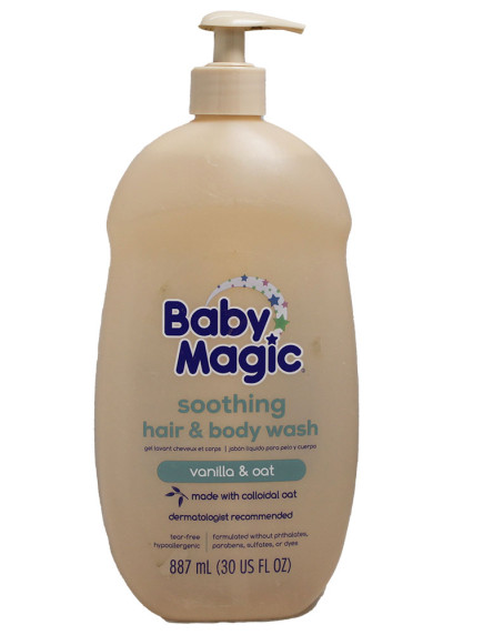 Baby Magic 30 fl oz Soothing Hair Body Wash - Vanilla & Oat 