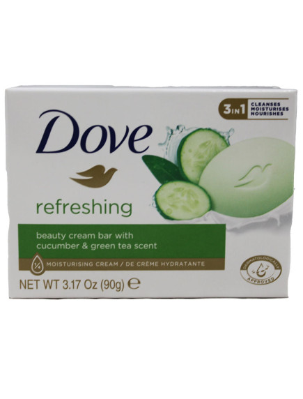 Dove 90g Bar Soap - Refreshing Cucumber & Green Tea Scent 
