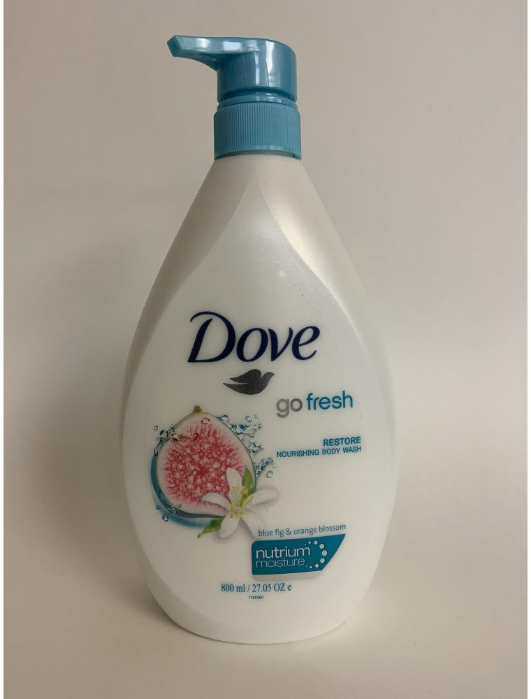 Dove 800 ml Body Wash Go Fresh Restore Blue Fig & Orange Blossom
