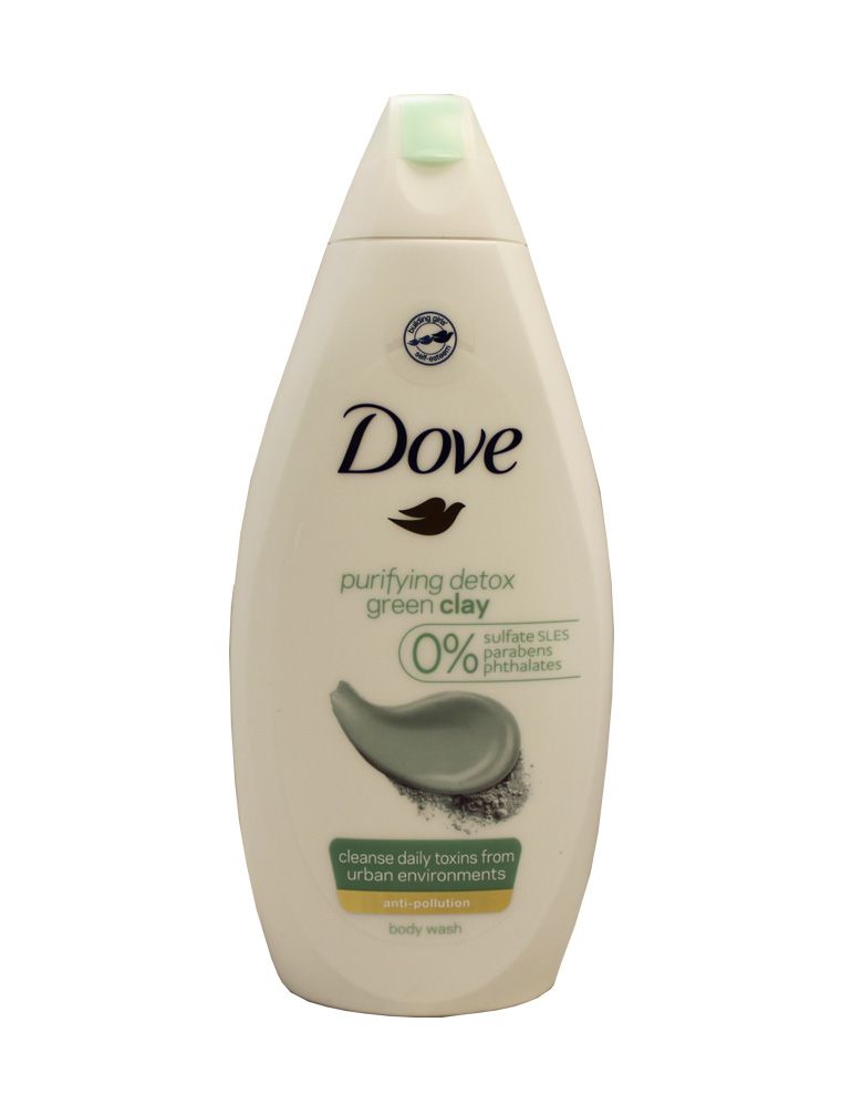 Dove 500 ml Body Wash Purifying Detox Green Clay