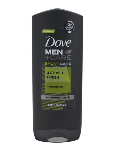 Dove Men +Care Body And Face Wash 400ml -  Active + Fresh 