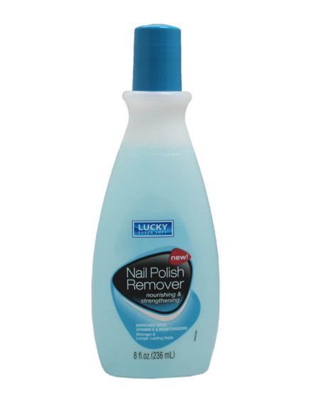 Lucky Nail Polish Remover 8 fl oz - Nourishing & Strengthening