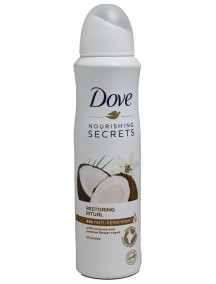 Dove 150 ml Anti-Perspirant Spray - Restoring Ritual with Coconut & Jasmine Flower Scent
