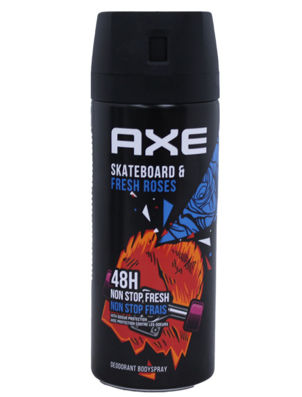 Axe 150 ml Deodorant Body Spray - Skateboard & Fresh Roses Axe 150 ml Deodorant Body Spray - Skateboard & Fresh Roses