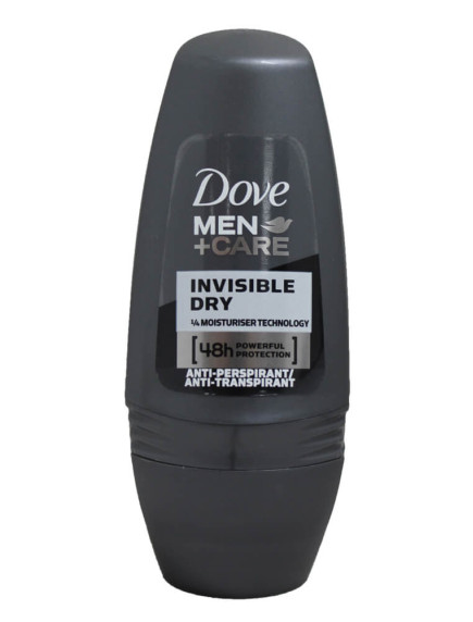 Dove Men +Care 50 ml Roll On Deodorant - Invisible Dry 