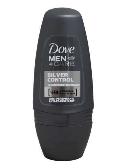 Dove Men +Care 50 ml Roll On Deodorant - Silver Control 