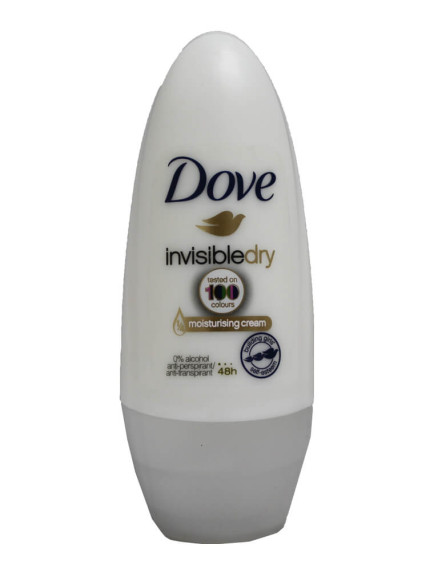 Dove 50 ml Roll On Deodorant - Invisible Dry 
