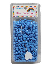 Hair Beads 500 ct - Light Blue 