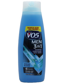 VO5 Men 15 fl oz  3 in 1 Shampoo, Conditioner, Body Wash - Ocean Surge